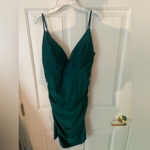 green windsor dress